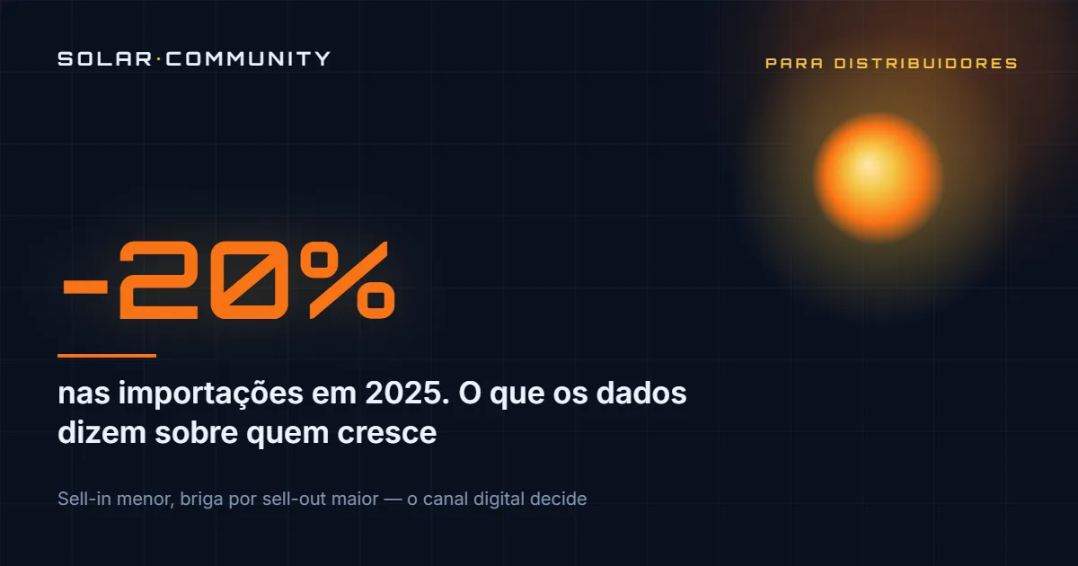 Capa: importações −20% em 2025 — o que os dados dizem sobre quem cresce